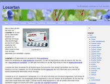 Tablet Screenshot of losartan.se